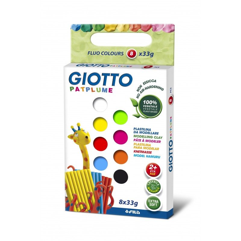 Pâte à modeler Patplume couleurs assorties – Giotto