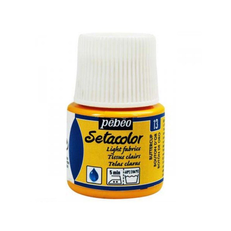 Peinture Setacolor tissus clairs – 45ml – Pébéo