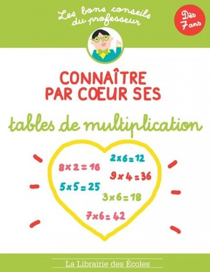 LES BONS CONSEILS – CYCLES 1, 2 ET 3 – CONNAÎTRE PAR CŒUR SES TABLES DE MULTIPLICATION