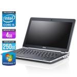PC Portable Dell Latitude E6220 – 12.5” – Gris – Intel Core i5-2520M / 2.50 GHz – RAM 4 Go – HDD 250 Go – HDMI – Gigabit Ethernet – Wifi – Windows 7 Professionnel