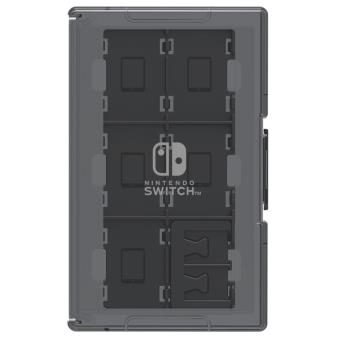 Boîtier de protection Hori Noir pour 24 Jeux Nintendo Switch