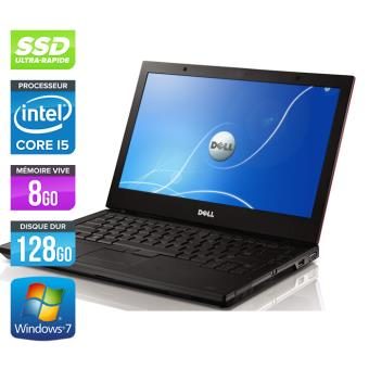 PC Portable Dell Latitude E4310 – 13,3′ – Gris – Intel Core i5-520M / 2,40 GHz – RAM 8 Go – SSD 128 Go – DVD – GigaBit Ethernet – Wifi – Windows 7 Professionnel