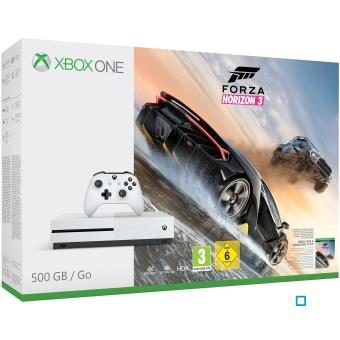 Pack Console Microsoft Xbox One S 500 Go + Forza Horizon 3