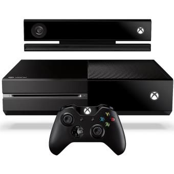 Microsoft Xbox One (Noir, Alim britannique + adaptateur EU)