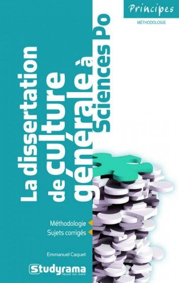 DISSERTATION DE CULTURE GENERALE A SCIENCE PO 2 EDT