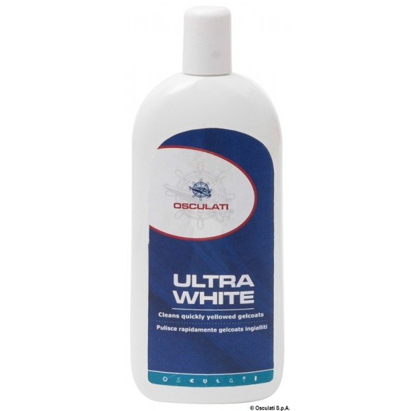 Nettoyant Osculati ultra rapide Ultra White pour gelcoat jaunis