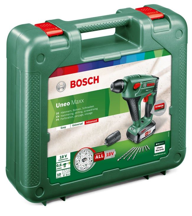 Marteau perforateur BOSCH Uneo Maxx 2,5Ah, 18 V 1 batteries