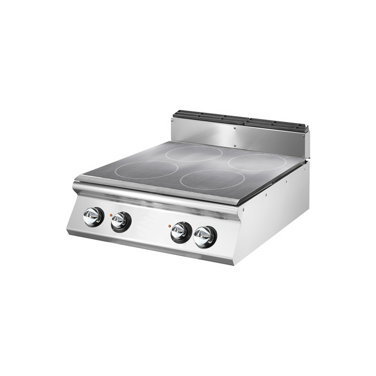 Plaque coup de feu électrique, top, 4 zones de cuisson- Virtus – VS7080TPET