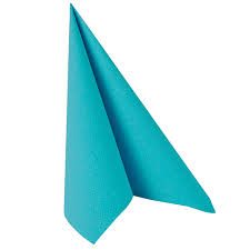 Serviette Collection Royale 40 x 40 turquoise par 20