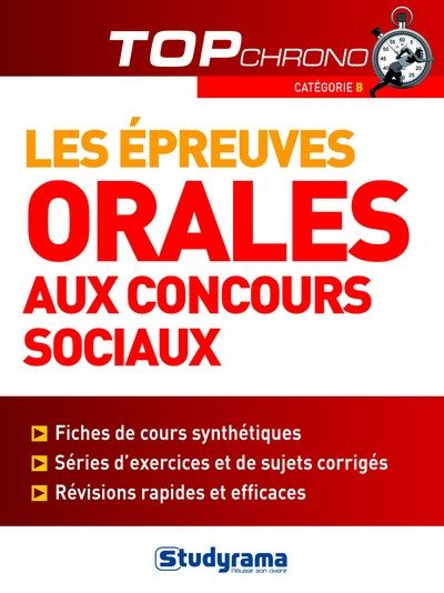 EPREUVES ORALES CONCOURS SOCIAUX (LES) CATEGORIE B