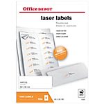 1400 Etiquettes laser coins arrondis – Office DEPOT – 99,1 x 38,1 mm