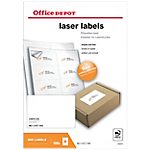 800 Etiquettes laser coins arrondis – Office DEPOT – 99,1 x 67,7 mm