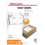 600 Etiquettes laser coins arrondis – Office DEPOT – 99,1 x 93,1 mm