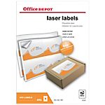 400 Etiquettes laser coins arrondis – Office DEPOT – 139 x 99,1 mm