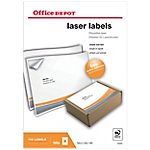 100 Etiquettes laser coins arrondis – Office DEPOT – 199,6 x 289,1 mm