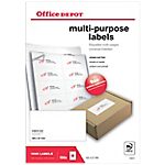 1000 Etiquettes multifonctions – Office DEPOT – coins carrés 105 x 57 mm