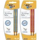 BIC CRAYON GRAPHITE BEGINNERS- GRAPHITE – MINE 4 MM ULTRA-SOLIDE (CORPS ROSE ET CORPS BLEU)
