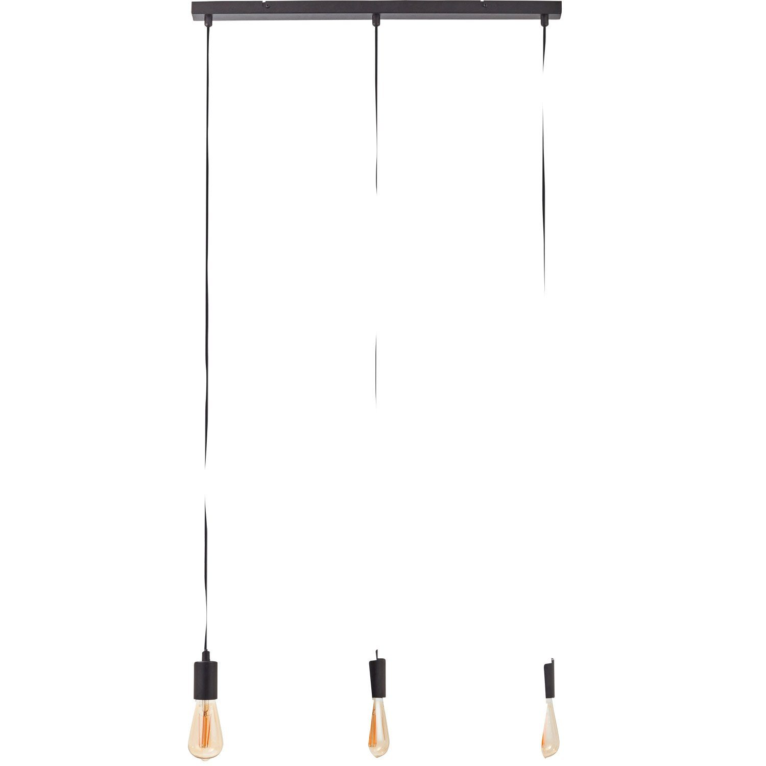 Suspension, e27 scandinave Sky métal noir 3 x 60 W MARKSLOJD