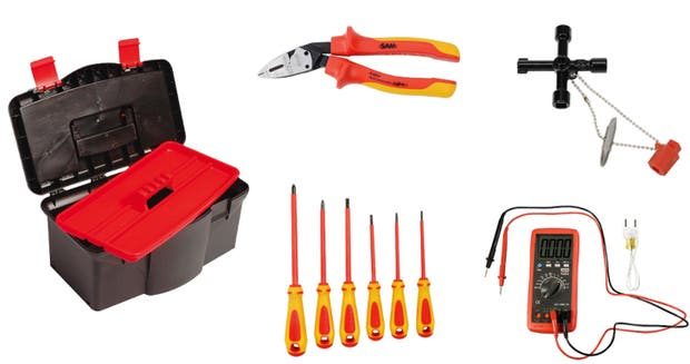 Boîte à outils d’électricien 9 pièces SAM OUTILLAGE