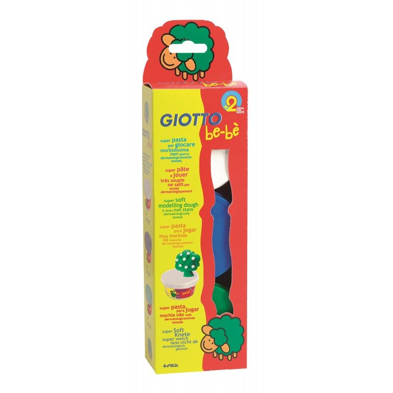 Giotto bé-bé pâte à modeler 3 x 100 gr – Giotto