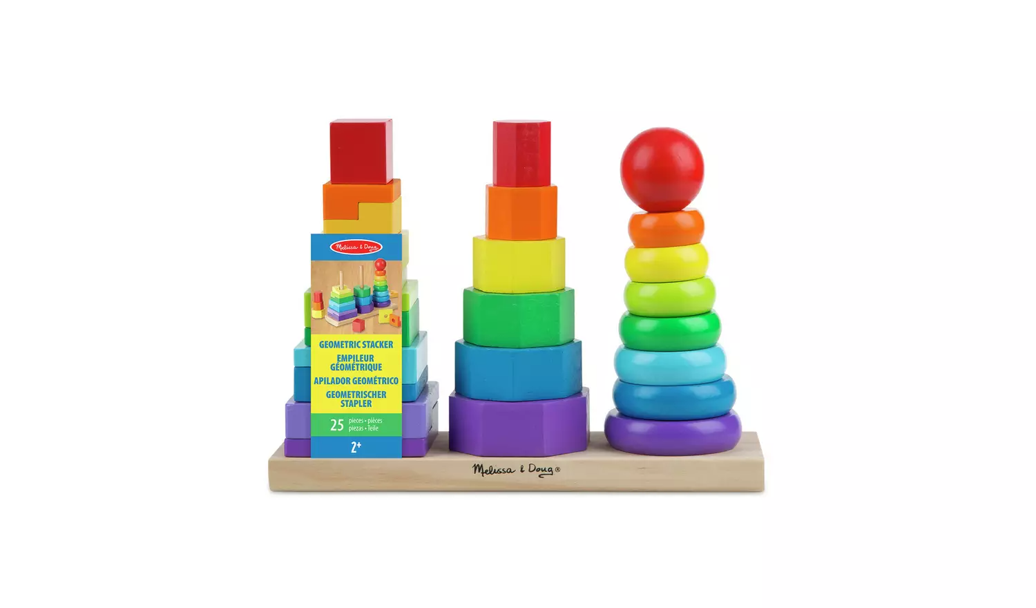 Melissa & Doug Geometric Stacker Playset