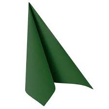 Serviette Collection Royale 40 x 40 vert foncé par 20