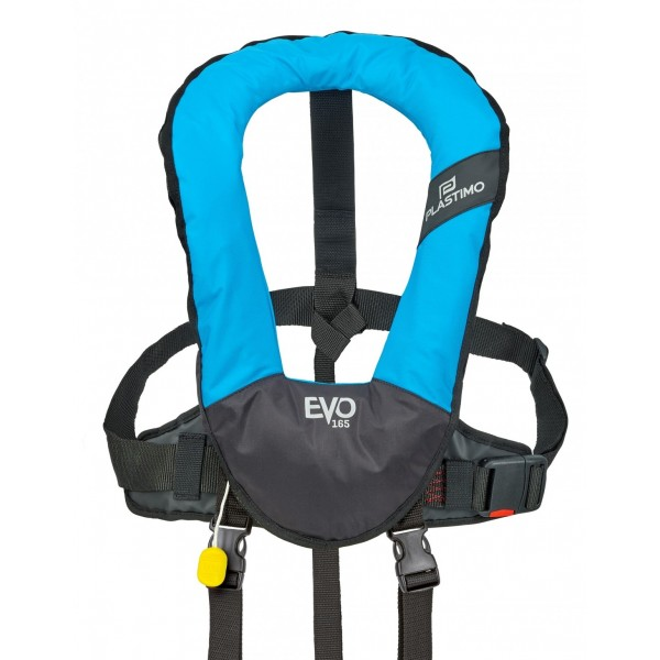 Gilet gonflable Plastimo Evo 165N automatique pro sensor turquoise
