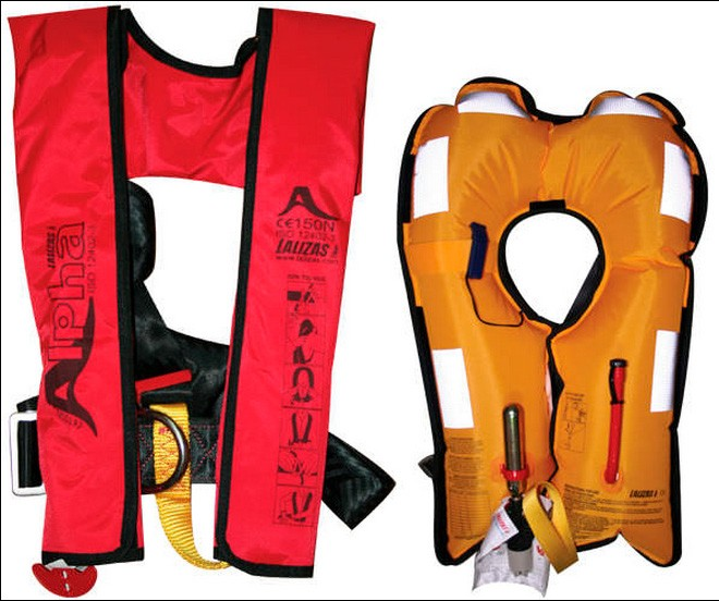 Gilet gonflable Lalizas Alpha 150N manuel