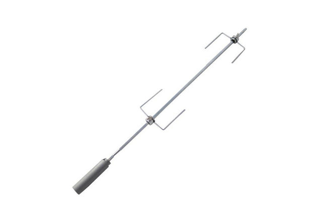 Broche à griller avec pinces 2.-fl. Barbecues