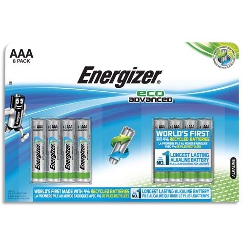 ENERGIZER BLISTER DE 8 PILES AAA LR03ECO ADVENDED E300116301