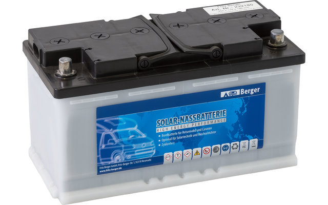 Berger Batterie solaire humide 12 V / 110 Ah