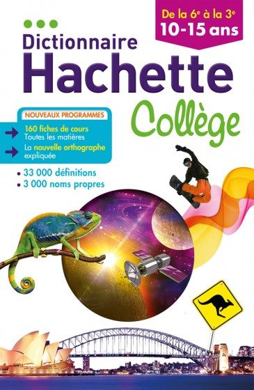 DICTIONNAIRE HACHETTE COLLEGE