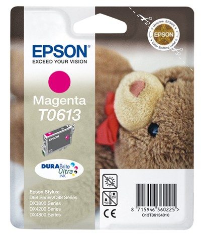 CARTOUCHE JET D’ENCRE EPSON T0613 – MAGENTA