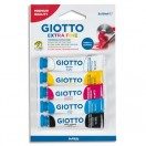 GIOTTO BLISTER DE 5 TUBES DE GOUACHE 10 ML, COLORIS ASSORTIS PRIMAIRES