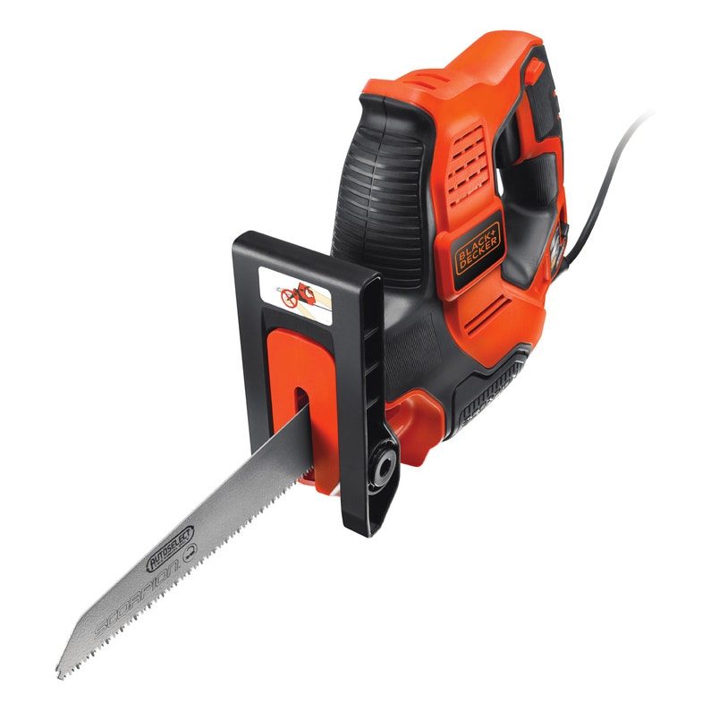 Scie sabre filaire BLACK+DECKER RS890K – 3 Lames offertes 500 W