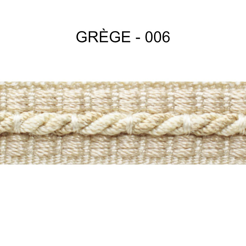 Galon cordonnet 12 mm Grège 006
