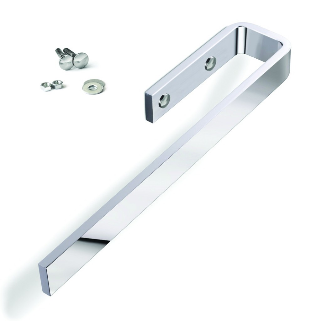 PORTE SERVIETTE INOX 325*65*30 MM FIXE/EPAISSEUR 8 MM