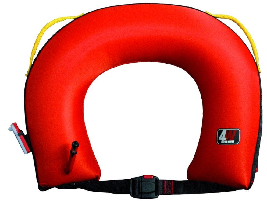Bouée fer à cheval 4Water gonflable avec feu – sac blanc
