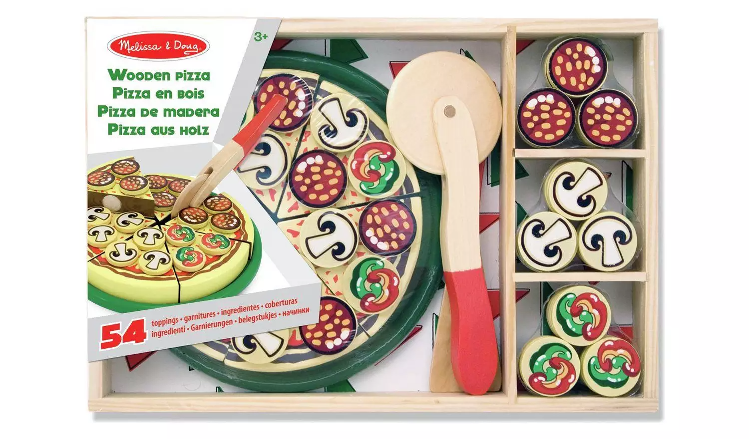 Melissa & Doug Wooden Pizza Set