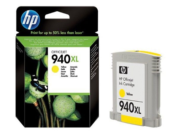 CARTOUCHE JET D’ENCRE HEWLETT-PACKARD C4909AE/940XL – JAUNE