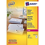 100 Feuilles d’étiquettes adresses Laser L7161 – Avery – 18/pages A4 – 63,5 x 46,6 mm