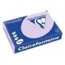 CLAIREFONTAINE RAMETTE DE 250 FEUILLES PAPIER COULEUR TROPHEE 160 GRAMMES FORMAT A4 LILAS 1043