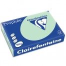 CLAIREFONTAINE RAMETTE DE 250 FEUILLES PAPIER COULEUR TROPHEE 160 GRAMMES FORMAT A4 VERT 2635