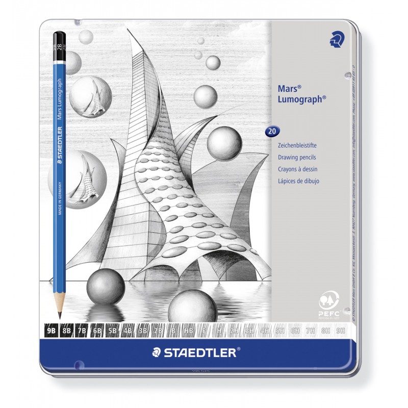 Crayon Lumograph boîte de 20 – Staedtler