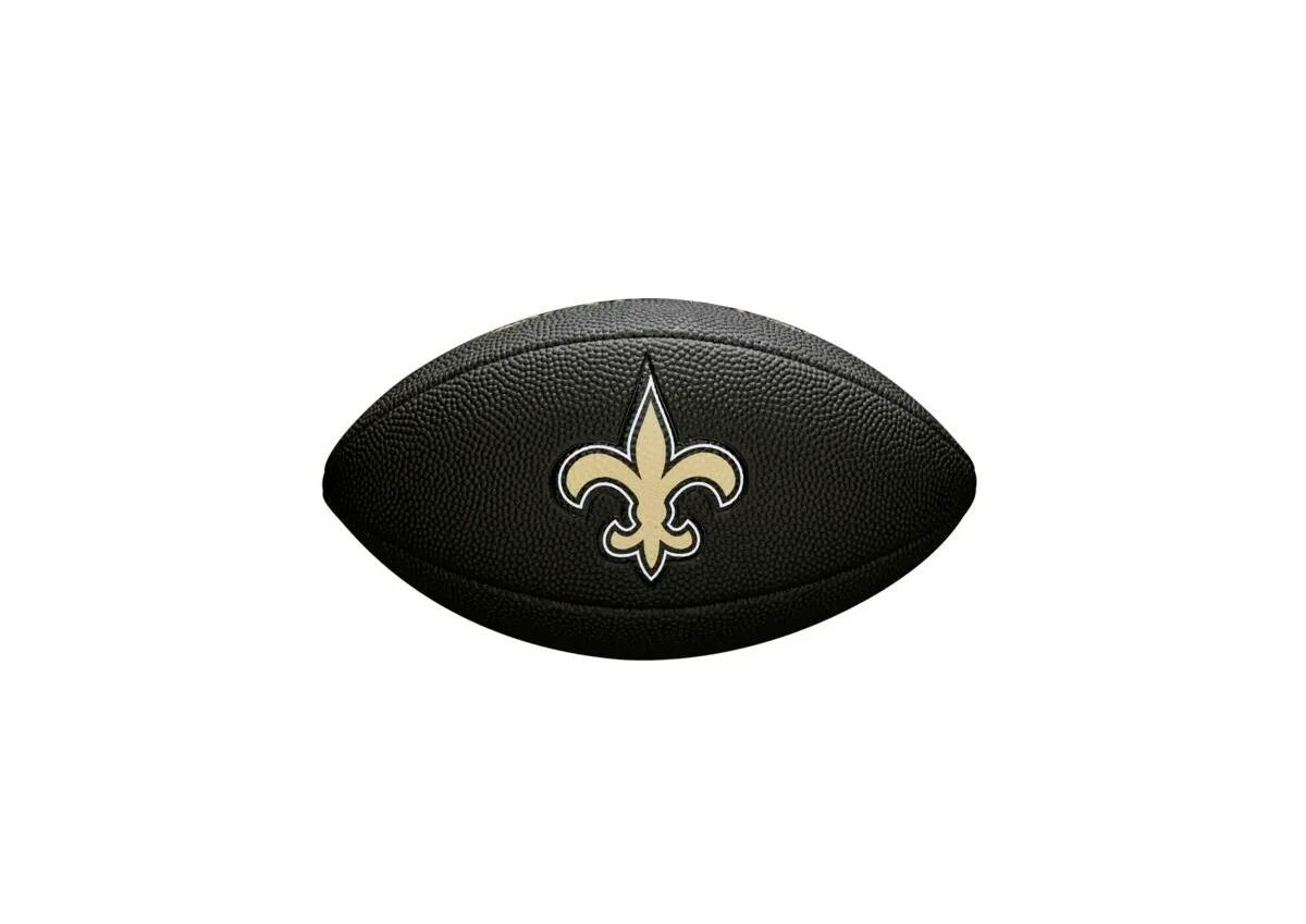 Mini Ballon de Football Américain Wilson des new Orleans Saints