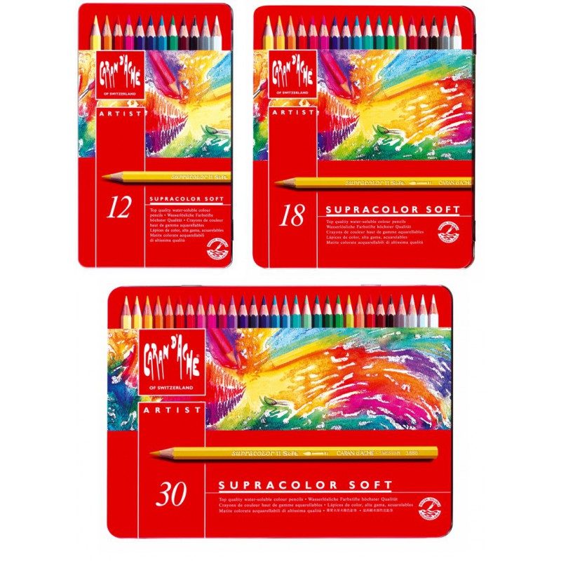 Crayons aquararelle Supracolor – Caran d’Ache