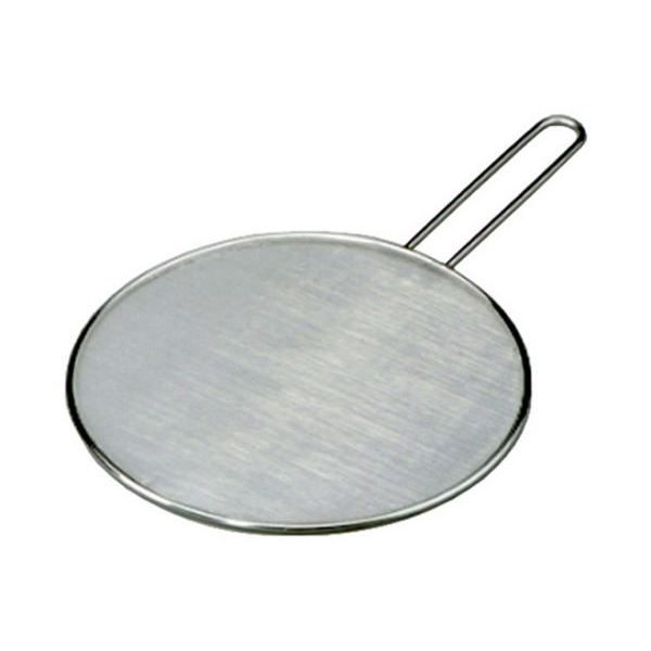 Couvercle anti projection inox manche fixe