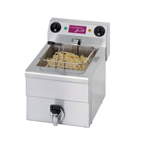 Friteuse de Table avec robinet de vidange 10 L