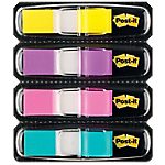 140 Index Post-it 4 couleurs vives assorties