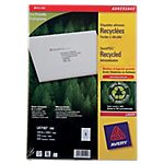 100 Etiquettes laser recyclées – Avery – LR7167 – 199,6 x 298,1 mm